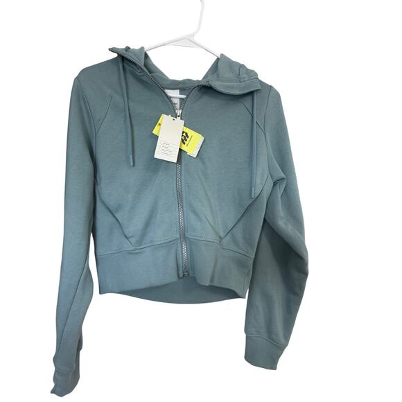 All In Motion full zip sweater hoodie XS Steele blue - Picture 1 of 3